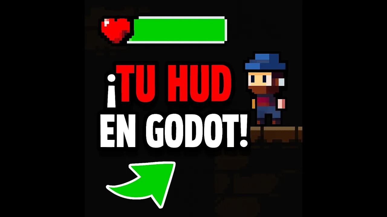 HUD en Godot 4: Crear una Barra de Vida con ProgressBar