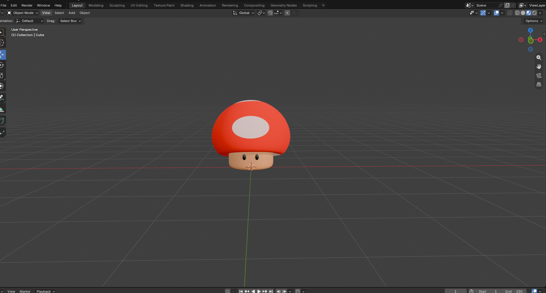 Stylized Mushroom / Hongo Estilizado (Free 3D Model)